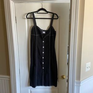 UO BLACK COTTON DRESS